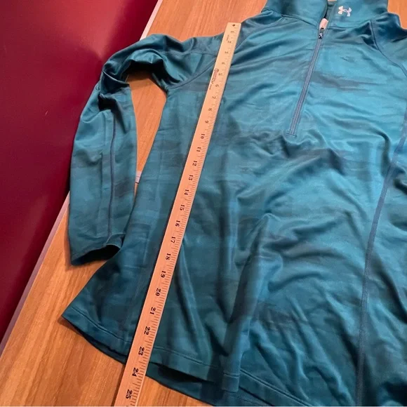 Under Armour Teal Quarter-Zip Pullover - Picture 5 of 8